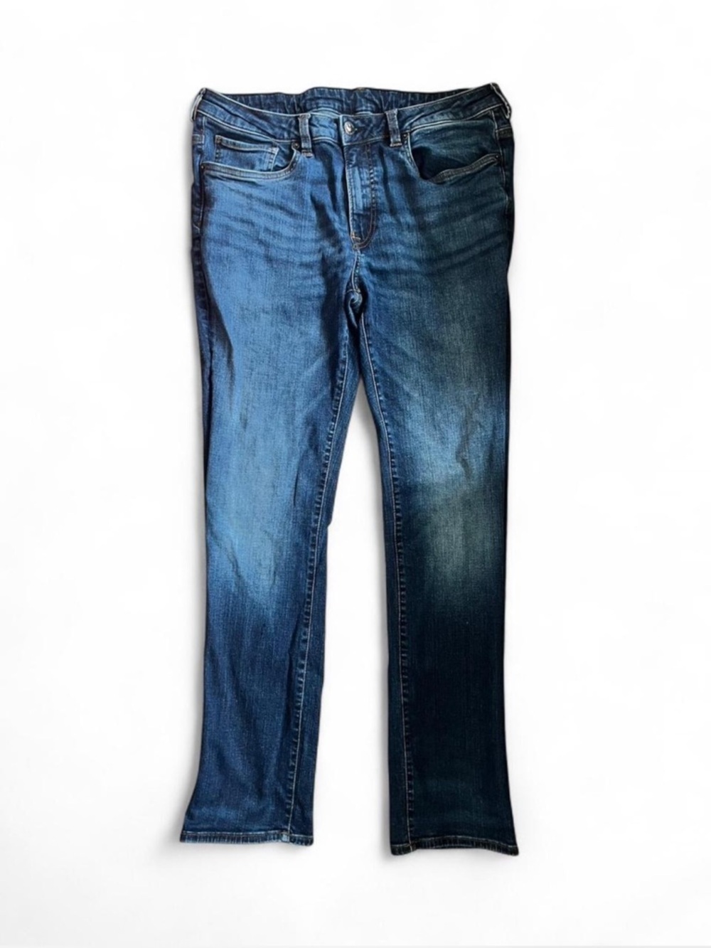 Men's Buffalo Straight Six Slim Fit Blue Jeans